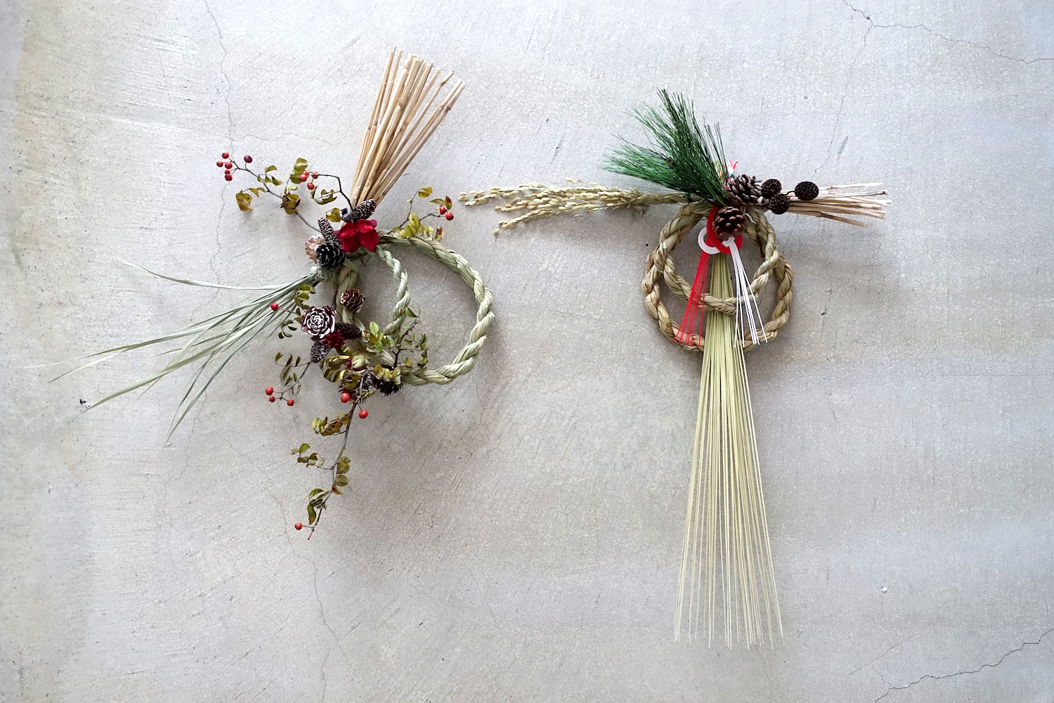 稲なわで作る「さとまち2WAYリース」～クリスマス＆お正月飾り～＠東京 
