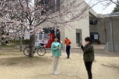 【メディアOA】広島市内の桜の名所から生中継｜NHK ひるまえ直送便（2024年4月2日）